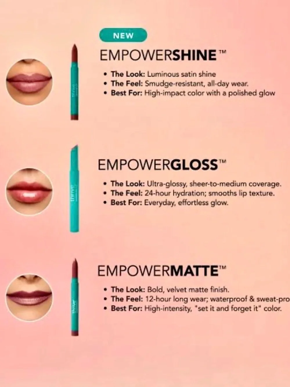 Thrive causemrtics Empower Matte Precision Lipstick Crayon